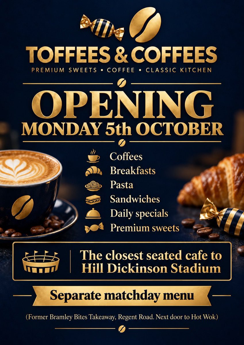ToffeesCoffees's tweet photo. Work underway. Less than two weeks to opening 

#coffee
#everton
#liverpool
#cafe 
#hilldickinsonstadium https://t.co/pbFeO1hN5t