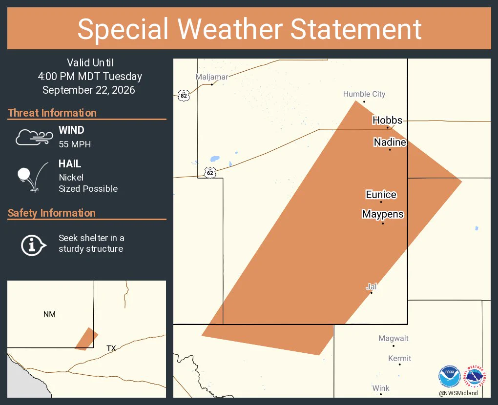 NWS Midland on X: 