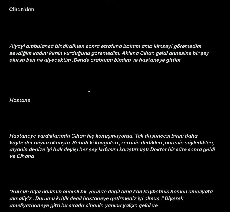 llru_q's tweet photo. Alyanın vuruldugu Cihanın Alyayı affetmedigi için kahroldugu bir fic pisirdim afiyet olsun efendim 

Part 1 https://t.co/b5hafARPVa