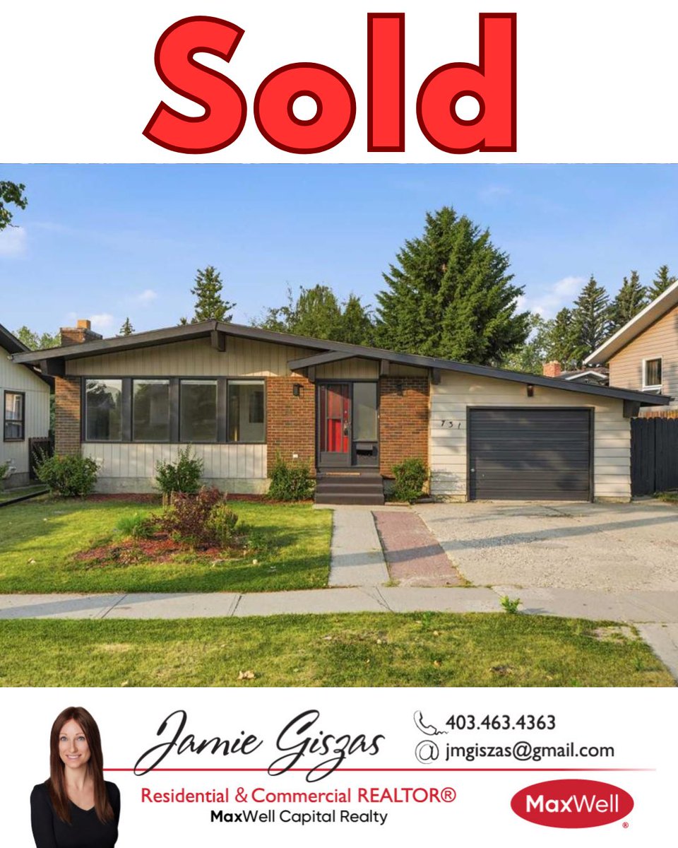 JamieGiszas's tweet photo. SOLD! Congratulations!
.
Jamie Melissa Giszas
REALTOR®, Residential & Commercial
MaxWell Capital Realty, Calgary AB
Cell: 403-463-4363
Email: jmgiszas@gmail.com
.
#yyc #calgary #yycre #calgaryre #yycrealestate #calgaryrealestate #calgaryrealtor #yycrealtor #calgaryrealtors https://t.co/FjVFKhsNSu