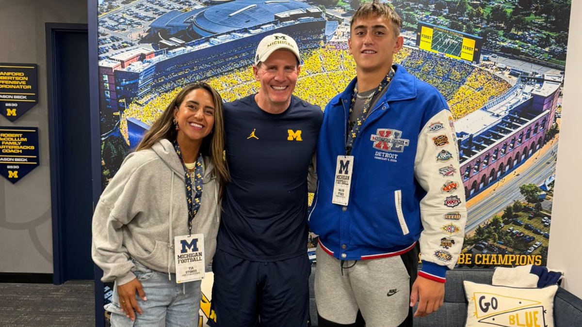 ethanmmcdowell's tweet photo. INTEL— Early buzz on Michigan's visitors vs. Iowa, including Top 100 EDGE Major Stokes and a potential flip candidate at linebacker: https://t.co/TYciz6Uhg4 https://t.co/ORDxCyQv30