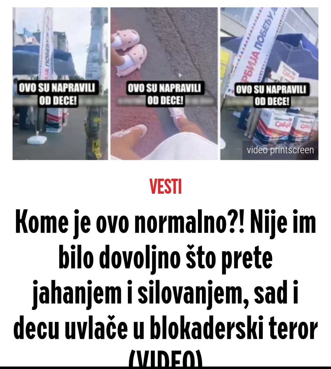dmarjanovic054's tweet photo. Kada se i deca uvlače u političke provokacije i uče da vređaju ljude zbog drugačijeg mišljenja, jasno je da je granica odavno pređena. Deca treba da budu zaštićena od političkog prepucavanja, a odrasli bi morali da pokažu više odgovornosti i da ih ne uvlače u svoje sukobe. https://t.co/Q5wYgauoCv