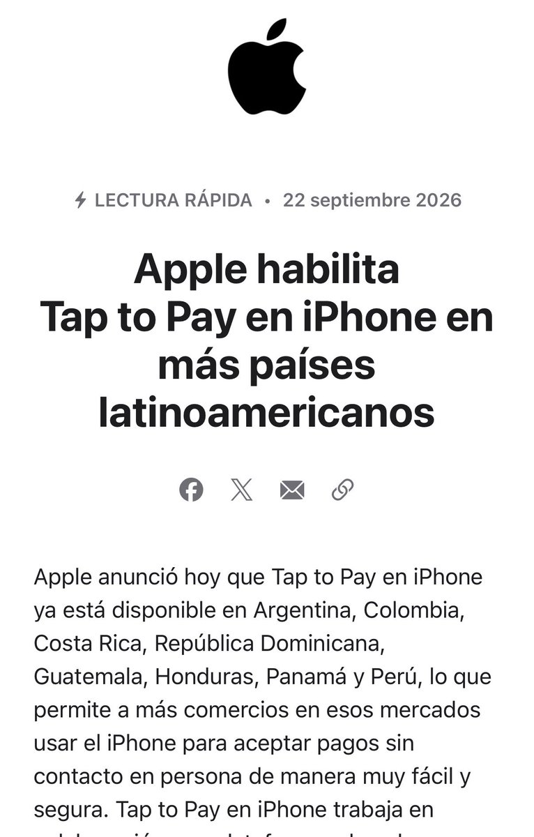 maxifirtman's tweet photo. Apple anuncia que desde hoy Mercado Pago acepta Tap to Pay en iPhone que permite que los comercios puedan cobrar con tarjetas contactless desde sus iPhone sin un terminal. https://t.co/20HHrbrcqf