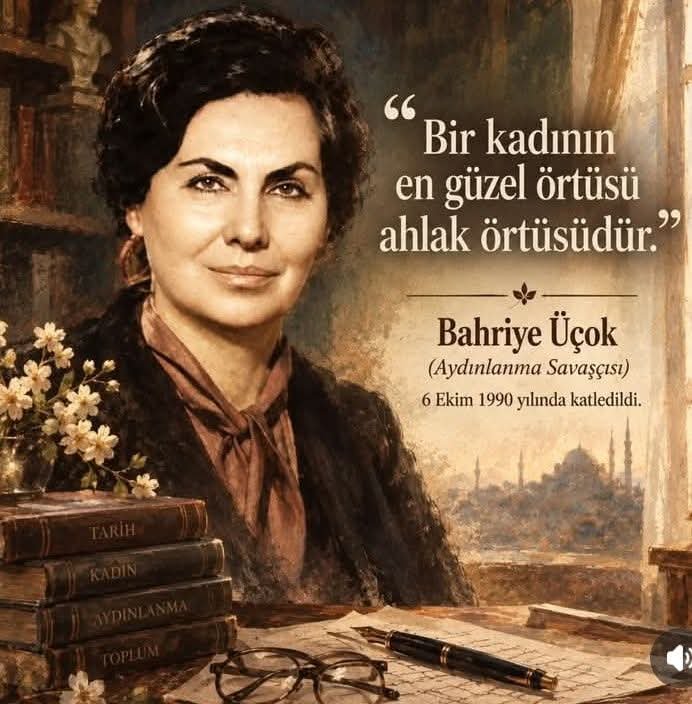 AliSere20's tweet photo. Anısına saygıyla, Bahriye Üçok. https://t.co/sZWulWutqR