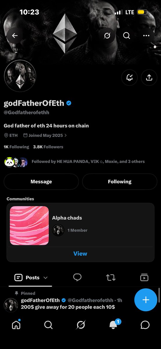 ox_vector's tweet photo. @Godfatherofethh @HACHIKOinu_RBH @big_zed13 

0x2759fec07ca2288c688f59b4b53b032f96787bab 

Hope I win this time https://t.co/buueE8LQWP