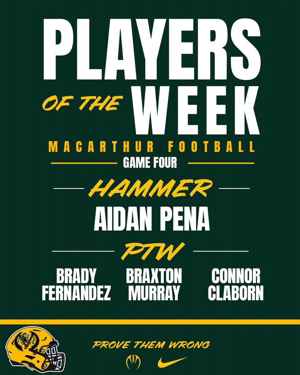 MacHighlanders's tweet photo. Players of the week vs. Booker T. #ProveThemWrong https://t.co/4KgO6DhF8D