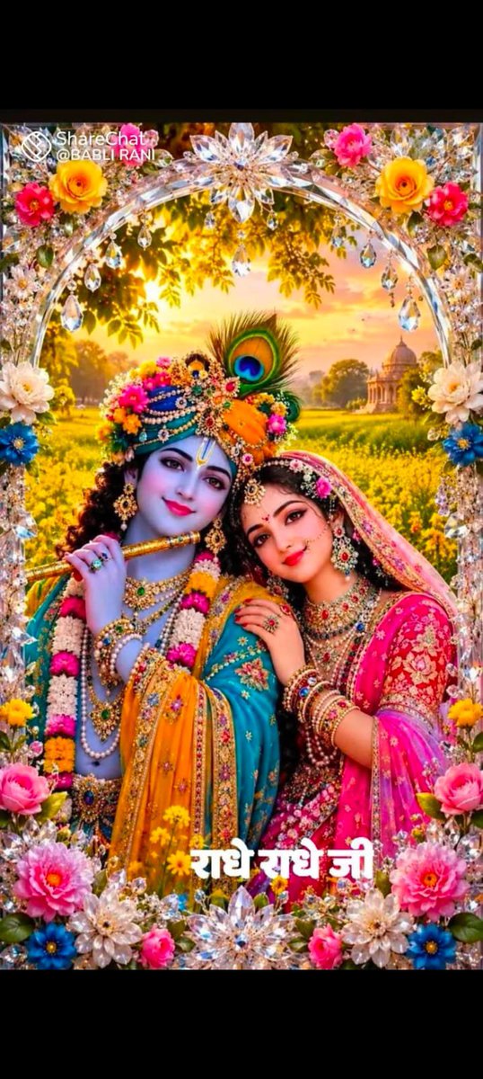 ShivSawan4's tweet photo. @Pratibh91806793 पत्तआ भी जिसकी इजाज़त के हिल नहीं सकता l
वह कृष्ण कन्हाई की बांसुरी की तान प्रभाव तो है ll
प्रेम का सुमधुर अंकुरण खिलना भी तो उस ही का l
प्रभाव ही हो हैं प्यारे जो चराचर जगत का प्रकाश है ll 
             जय जय श्रीराधे-कृष्णा https://t.co/YH3jLZ7AYN