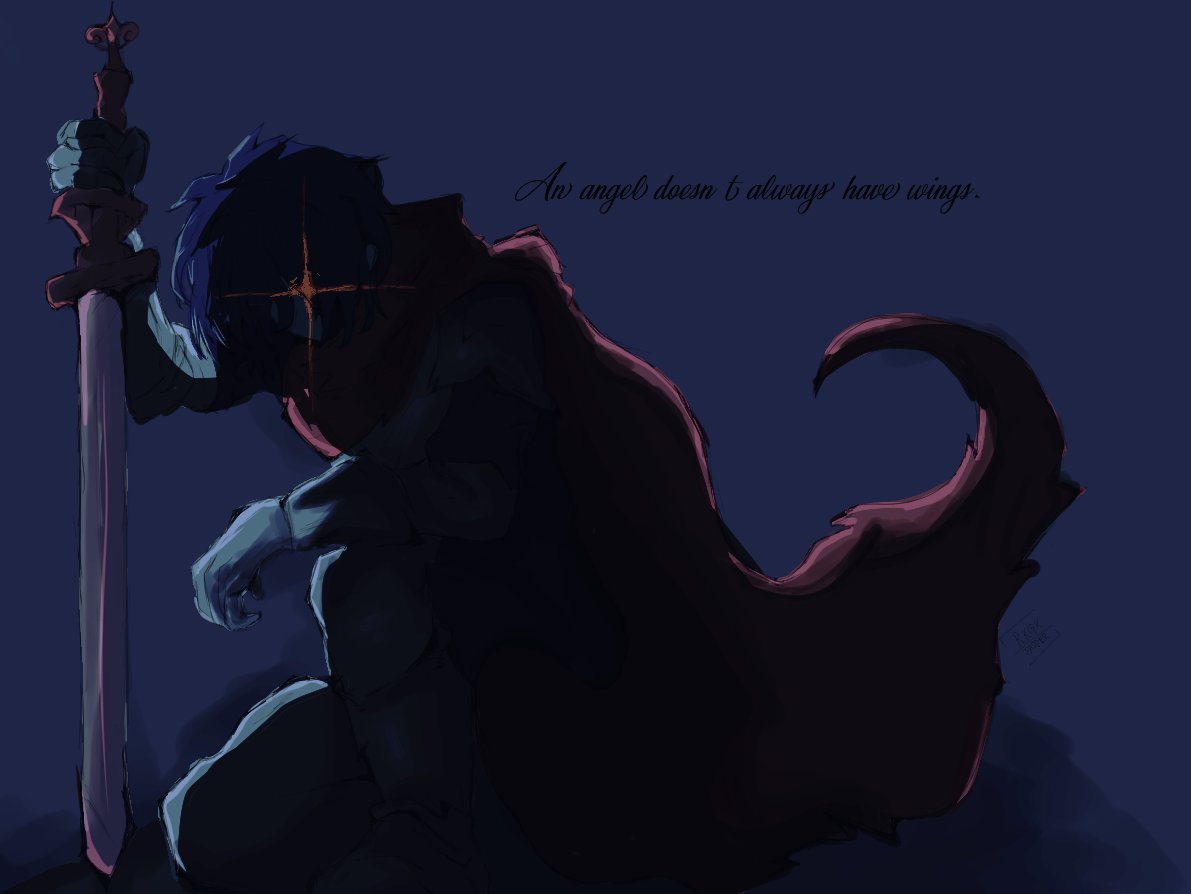 mizukikawan's tweet photo. i think this deserves it's own separate tweet not a qrt #deltarune #kris :33 https://t.co/sLzgV0hO21