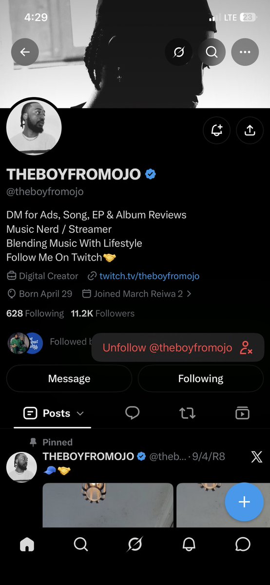 otedo_optimum's tweet photo. E no go better for any Zinodict way still day follow this werey 
He just day use zino farm engagement he no day stream any zino song 💔👿😡👿💔 https://t.co/hSIsKm7jwr