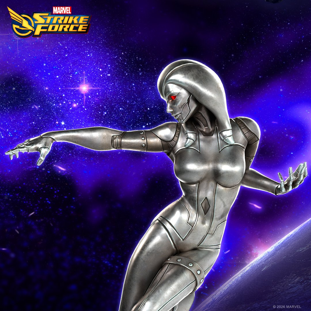MarvelStrikeF's tweet photo. The A.I. Avengers are online!

Jocasta keeps the team online. Human Torch (Jim) stacks Exposed. Hawkeye (Robot) cashes it in. An updated Ultron and Vision hold the line.

The new Cosmic Crucible team we were all warned about.

Full reveal: https://t.co/L6dSO0hxQh https://t.co/446RD2MAUM