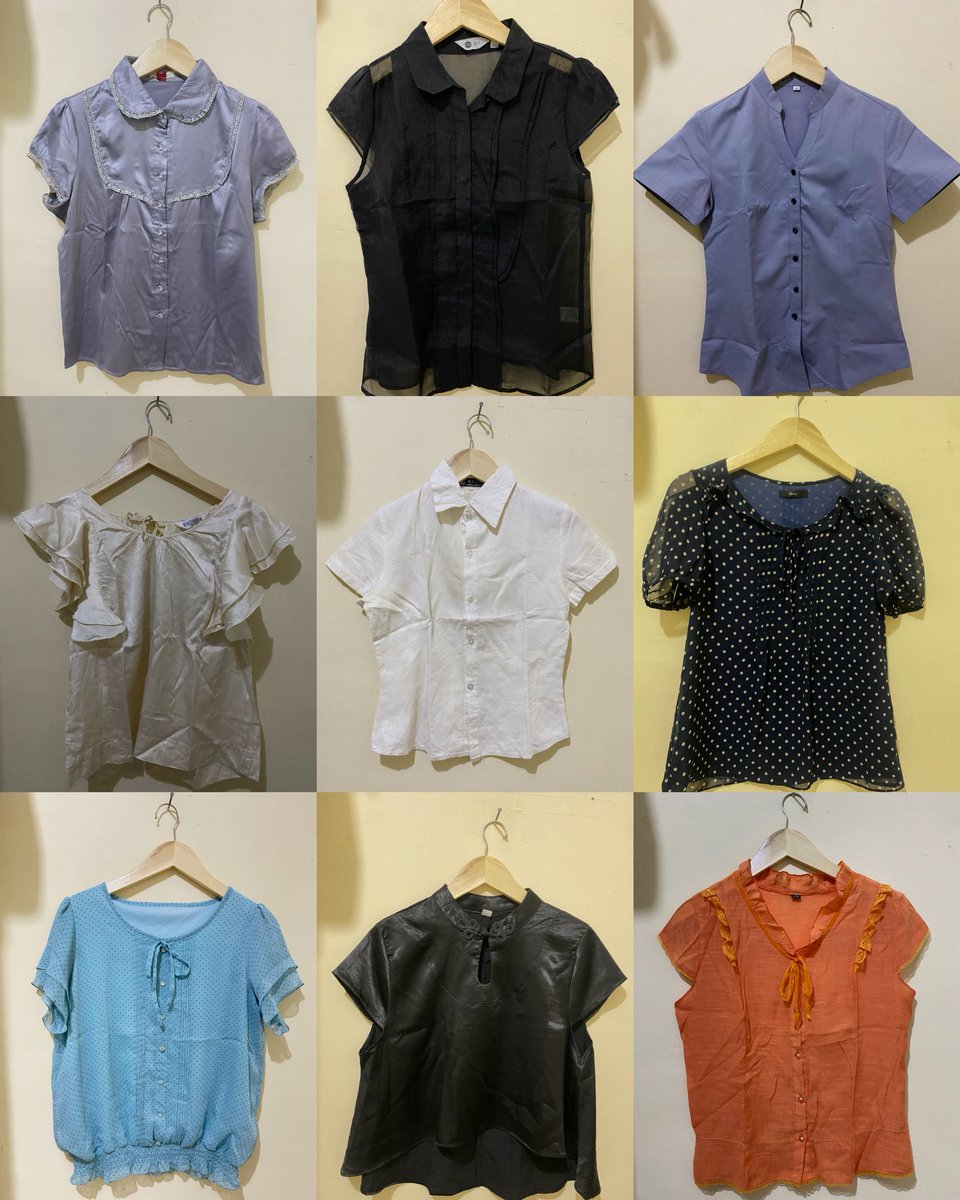 ymkdraft's tweet photo. wts blouse lucu (vintage, polka, semikutung n cheongsam) + kemeja slim fit. condi by dm, pengiriman dari 🍊 only ongkir ya
#sellbuy #preloved #wanttosale #wts #wtb #zonauang https://t.co/gWJ9CDiBUx