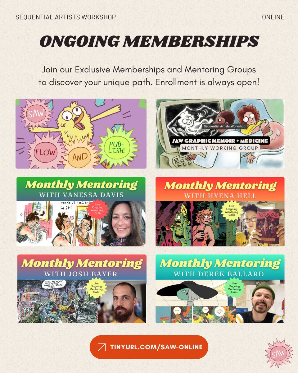 comicsworkshop's tweet photo. Break the Block! Ever feel tapped out of topics to write and draw about? In this 4-part workshop, you will develop a fat notebook of your own material to use at the drop of a hat. 

Ahttps://www.sequentialartistsworkshop.org/break-the-block-with-katie-fricas https://t.co/6C8LdASZ9D
