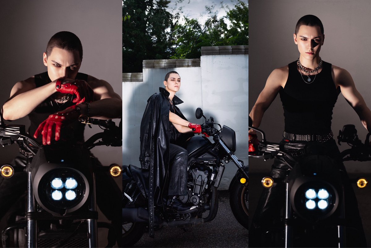 minghaocheoI_'s tweet photo. V8 FOR NYLON FRANCE 🎨🏍️

artist minghao and biker vernon woah 🤯 https://t.co/ml7HgfJb7s