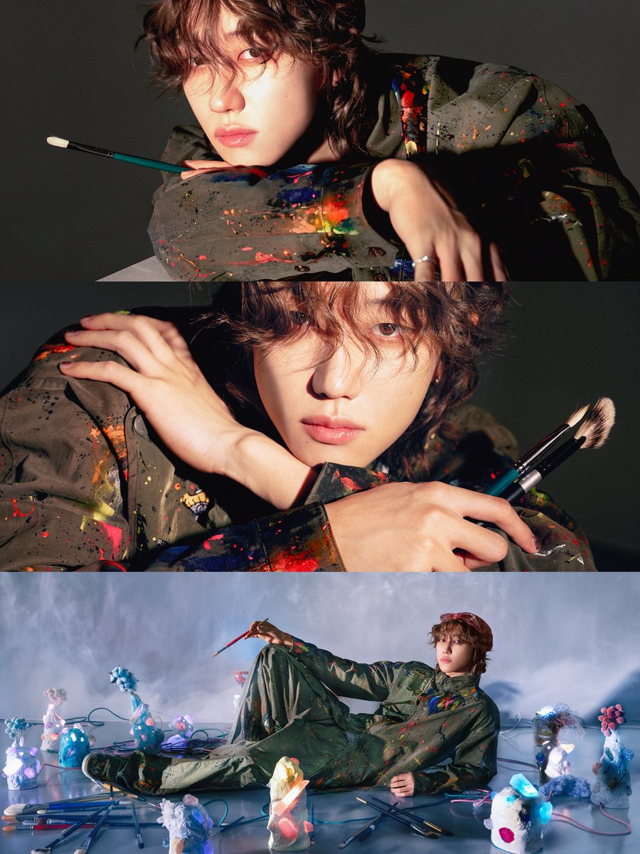 minghaocheoI_'s tweet photo. V8 FOR NYLON FRANCE 🎨🏍️

artist minghao and biker vernon woah 🤯 https://t.co/ml7HgfJb7s