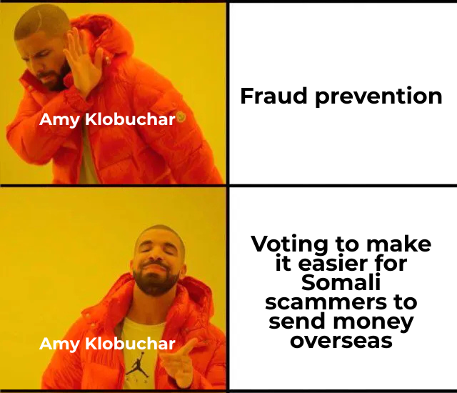 RestoreSanityMN's tweet photo. We know where your priorities lie, @AmyKlobuchar. 

And it's not with Minnesotans. https://t.co/uBHVlTCjJU