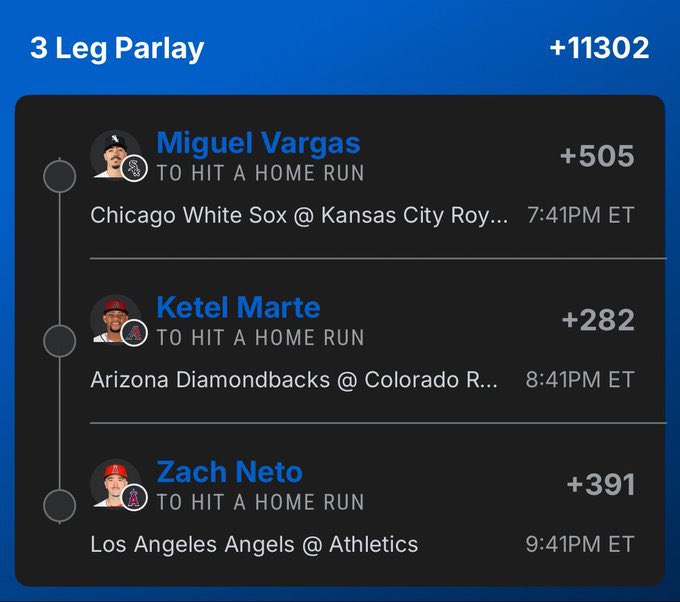 HOUSEOFGRACEHIT's tweet photo. 🔫 LEFTY KILLERS 🔫

3-MAN PARLAY 💎⚾️

🔥 LEFTY MATCHUPS
🔥 3 LEGS
🔥 LOCK IN &amp; LET’S CASH 💰

@Playbook

TAIL IF YOU’RE RIDING WITH ME 📌 https://t.co/oIUYQRjMa4