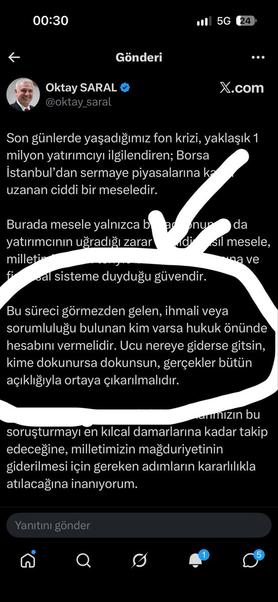 halilnihatt's tweet photo. Bu kısım çok önemli, Sayın Cumhurbaşkanımıza ve sermaye piyasalarımıza kasti ve siyasi bir operasyon çekildiği açık ve net ortadadır.

Bu meselede mağdur olan millet, hedefse birtakım grupların siyasi çıkarlarıdır. 

İnşallah sonucunda milletin mağduriyeti giderilecek ve siyasi ikballeri uğruna sermaye piyasalarımıza kast edenler cezasını çekecektir.

Bu mesele kimleri sevindirmiştir açıktır, kimler bu mesele üzerinden ellerini ovuşturmuştur, açıktır.

Cumhurbaşkanımız İnşallah bu meseleyi çözecektir.

#tera #fonmağdurları

@oktay_saral