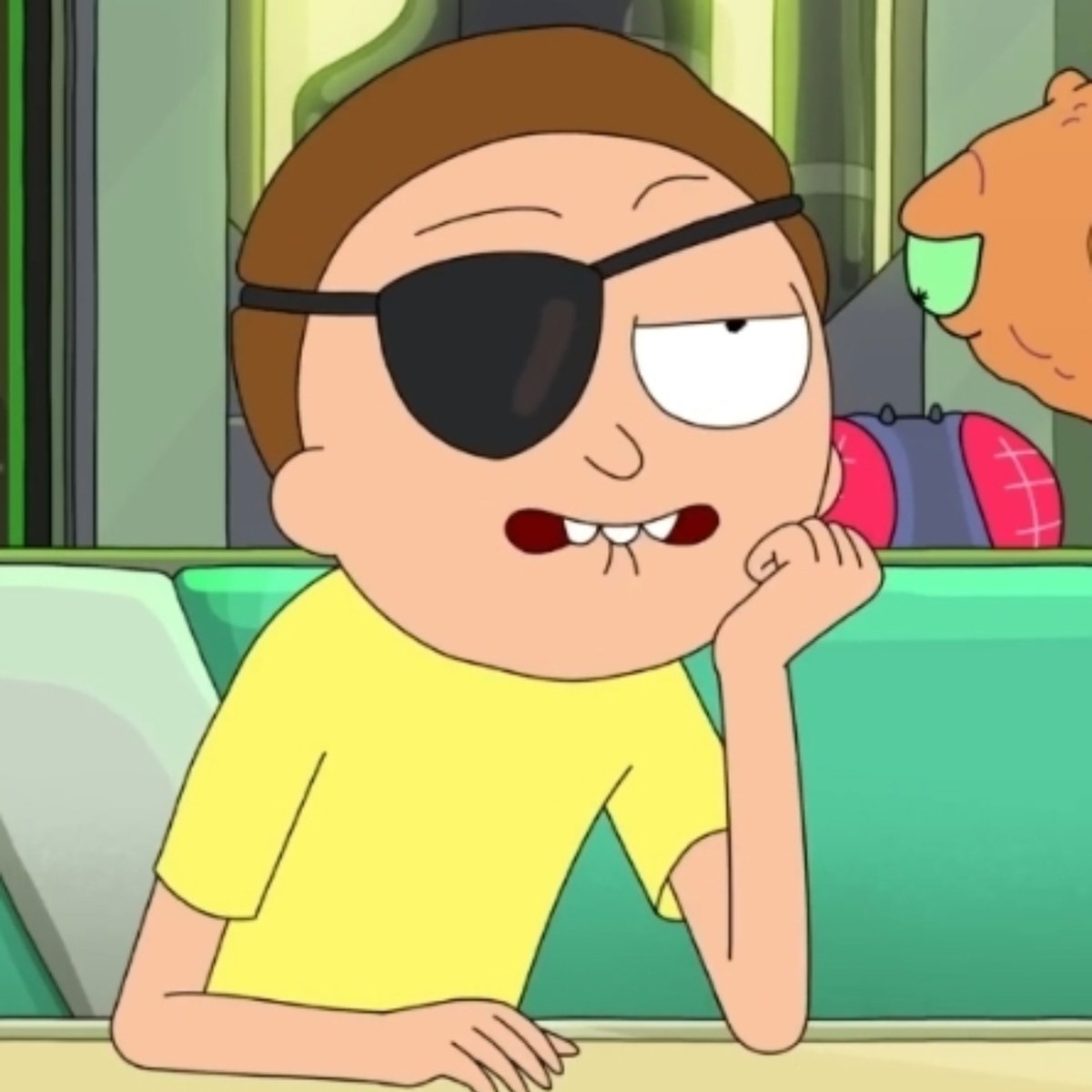 00zi4's tweet photo. Dude just look at the difference of how he stared at morty vs how he is around jessica barely naked https://t.co/fsgW3eaf0U