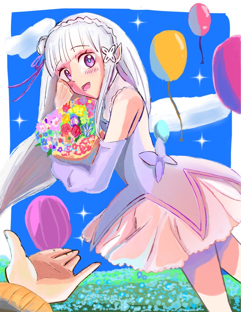 minatuki_15's tweet photo. #エミリア生誕祭2026 
「エミリアたん！お誕生日おめでとう🎉」 https://t.co/EgtyGDqlMA