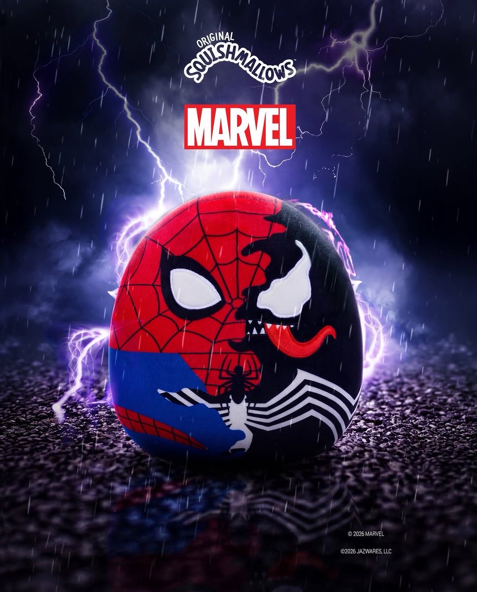 FunkoPOPsNews's tweet photo. Jazwares shows off their awesome Spider-Man / Venom Squishmallows! Available below ~

   Linky ~ https://t.co/wv0HYZjUl8

#Ad #FunkoPOPNews #SpiderMan #Squishmallows #Jazwares https://t.co/TzfiPY5u79