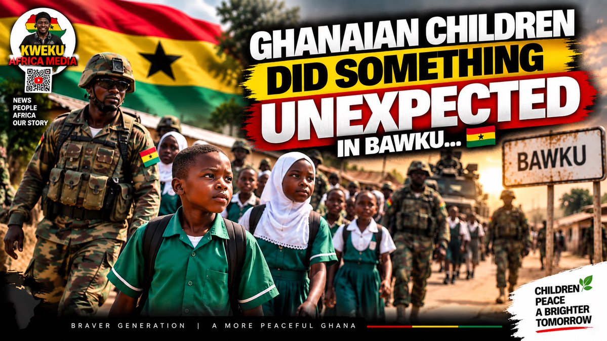 kwekubee_GH's tweet photo. Ghanaian Children March for PEACE in Bawku… 🇬🇭
https://t.co/IpLXx6T3OK

In a community that has experienced prolonged tensions, the sight of schoolchildren walking through Bawku alongside security personnel has drawn attention.

The moment highlights something bigger than the https://t.co/PK284ePJaf