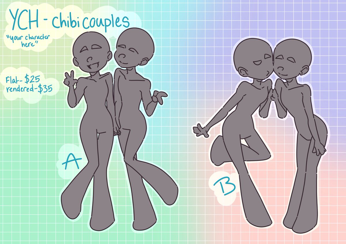 lofinfon's tweet photo. i opened c0mmissions over on my insta!! i’m offering ych couples poses this time too so yumeshippers come find meeeee https://t.co/5kLzaLwES4