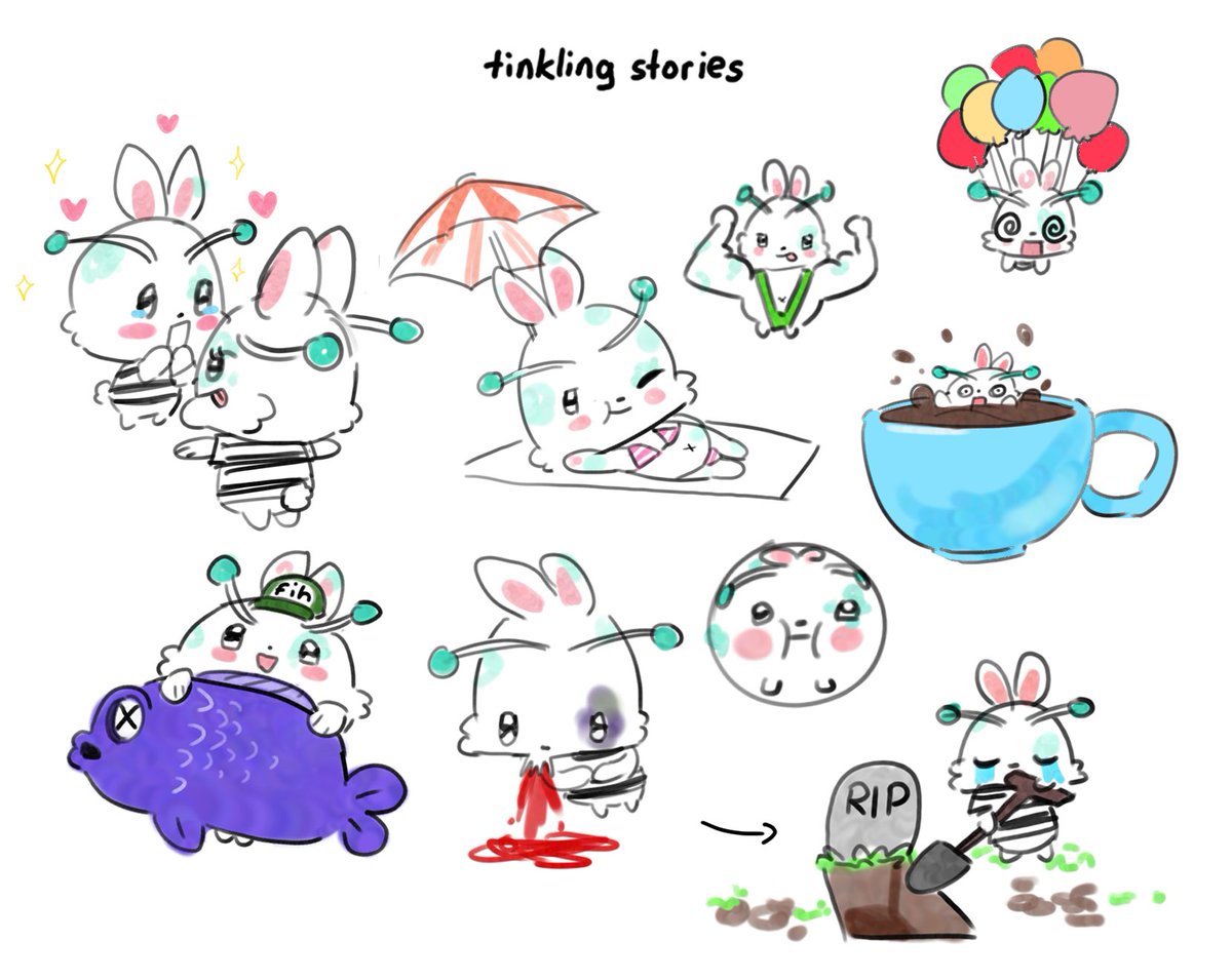 tinkieVT's tweet photo. thank you for drawing so many cute tinklings with me today!! 😋⭐️
#illustink https://t.co/hGdIkZ87s8