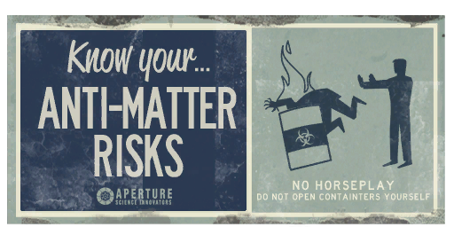 Sal_Predebut's tweet photo. a twitter thread of some old Aperture signs that go unused in portal 2: 1/6 https://t.co/OaasPbYBTw