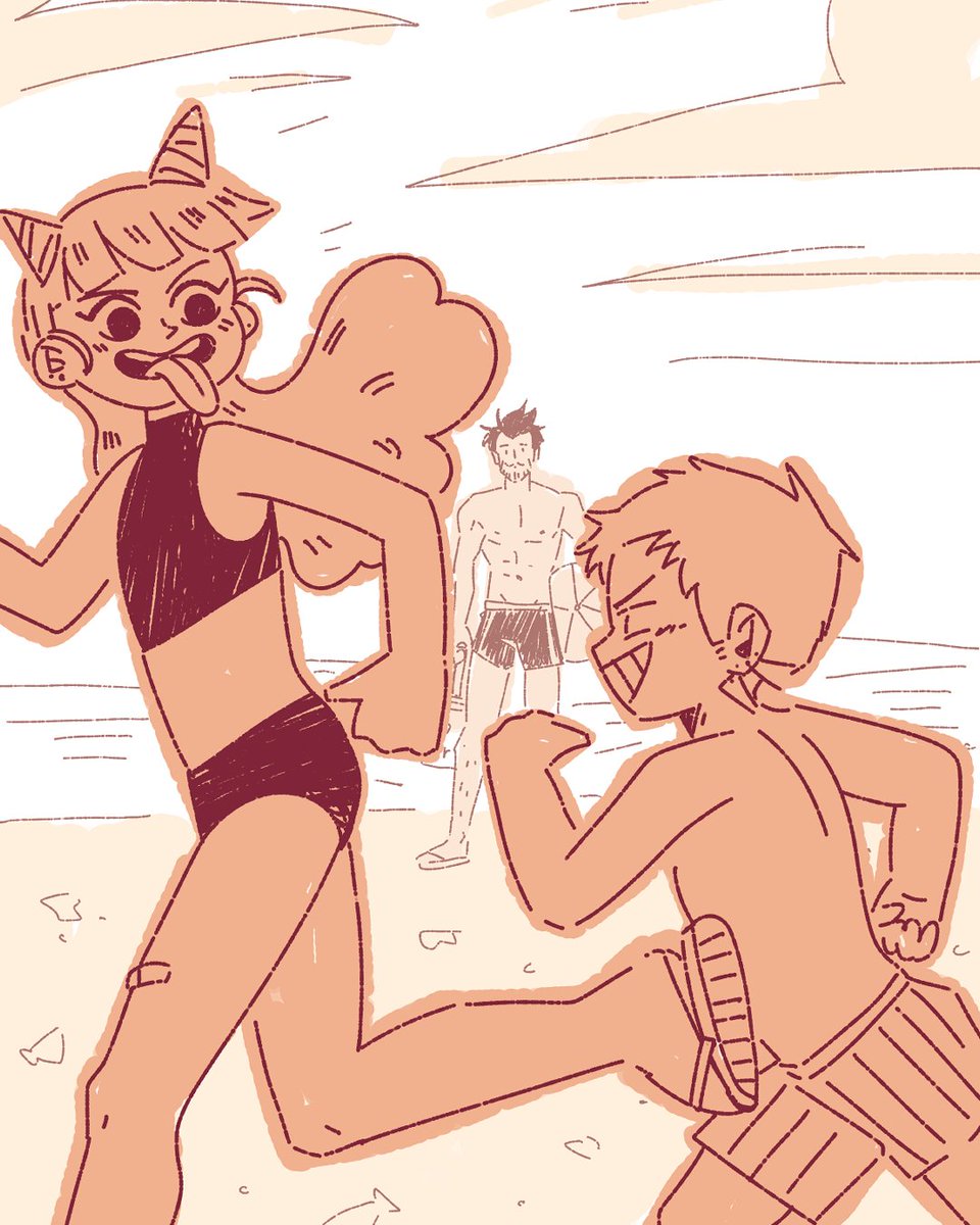 MajuBengel's tweet photo. Beach day ☀️⛱️

#onepiece #gothfam https://t.co/fApMBxsbHd