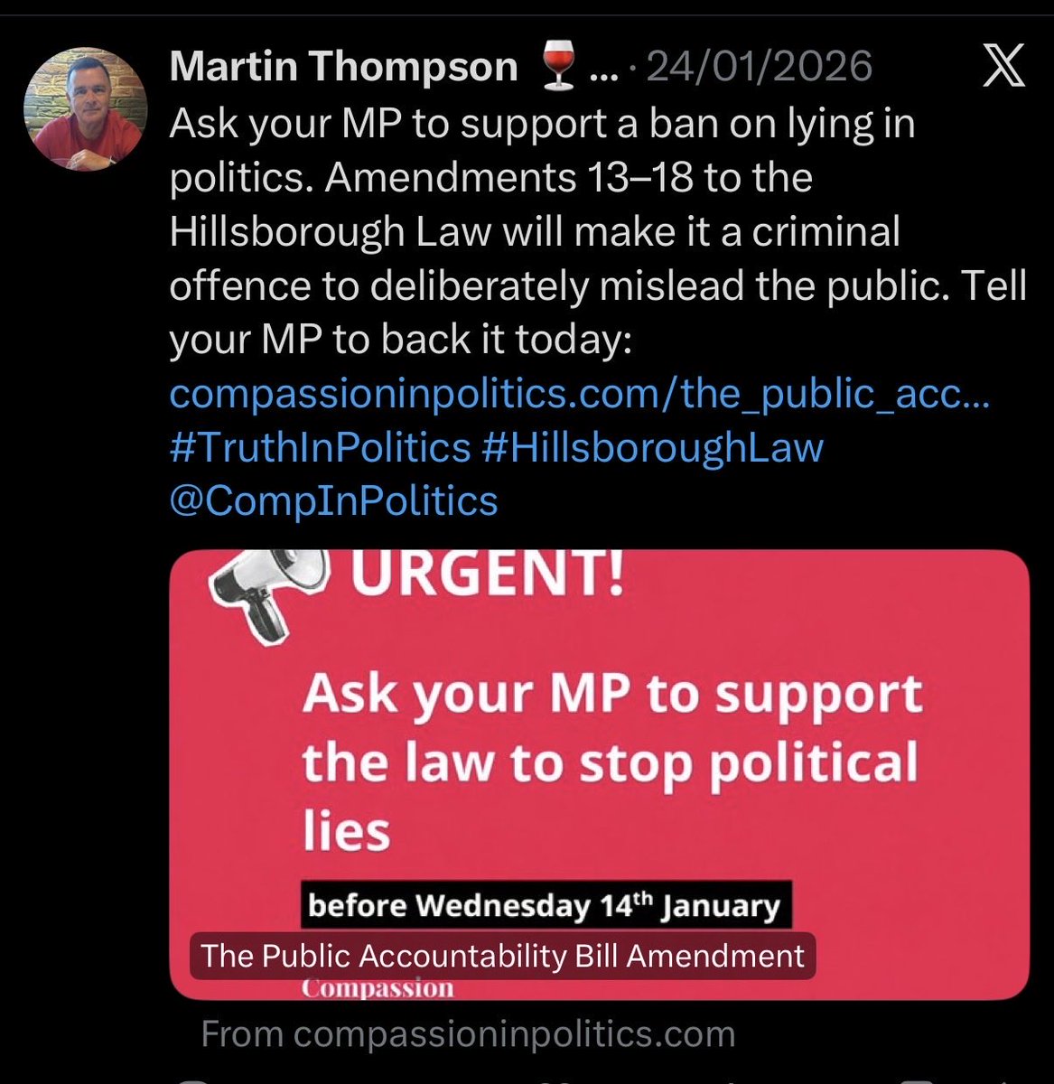 AndrewRamsey's tweet photo. @half_biscuit So it’s only bad for an MP to lie when you don’t like that MP? https://t.co/zx8DIXUYQZ