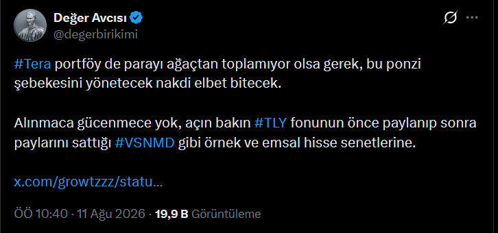 degerbirikimi's tweet photo. Hiç almadım, almaya tenezzül etmedim. Sabancı ve Koç bu kadar nakitle borsada dolaşmazken yeni çıkan bir kuruma güvenecek değildik bu konuda. Hele ki sığ tahtalarda çoğunluk pay kontrolünü ele alarak bunu yapmaya kalkıyorsa. Bu yeni hesabım, diğer hesaplarımda daha detaylı anlattığım gönderiler olmuştu. Hâliyle daha fazla linçlendiğim gönderiler.

Biraz iktisat ve tarihini bilen, Maddof - Charles Ponzi gibi örnekleri okumuş, piyasada zaman geçirmiş birisi buna sermayesinin 10'da 1'inden fazlasını bağlamazdı.