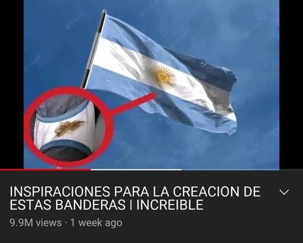 NoArgNoJokes's tweet photo. @giraltpablo Homenaje a su bandera, una tela con mierda lo que representa a argenmierda https://t.co/GOCec3aFep