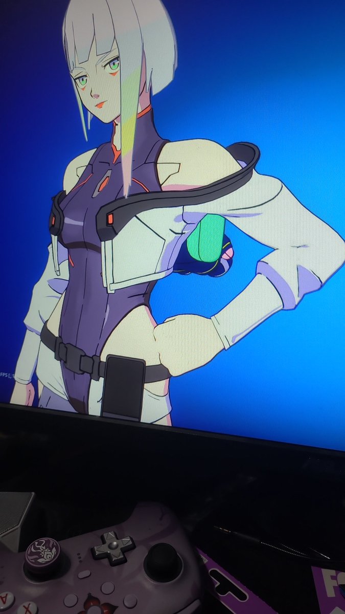 DavidforFort's tweet photo. Anyone else noticed that the Fortnite version of Lucy has done the shoulder cyberware lines differently to the anime?

#Fortnite #Cyberpunk #CyberpunkEdgerunnersㅤ

@SmasherforFort @Fortnite @FortniteStatus @EpicTofuChris @MarkRein https://t.co/Zd6lOgbvRV