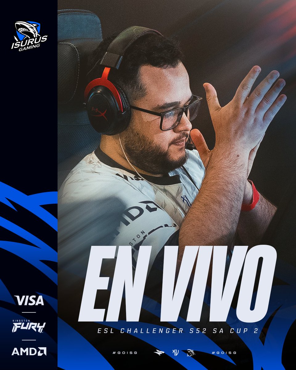 teamisurus's tweet photo. ¡JUEGA EL TIBURÓN! 🔥
Nos enfrentamos a @MetanoiaGG por la ESL Challenger S52 SA Cup 2 en Bo3.
¡A ALENTAR A LOS PIBES! 🙌
#GoISG 🦈 #BeTheShark https://t.co/E1fIaJHBWT