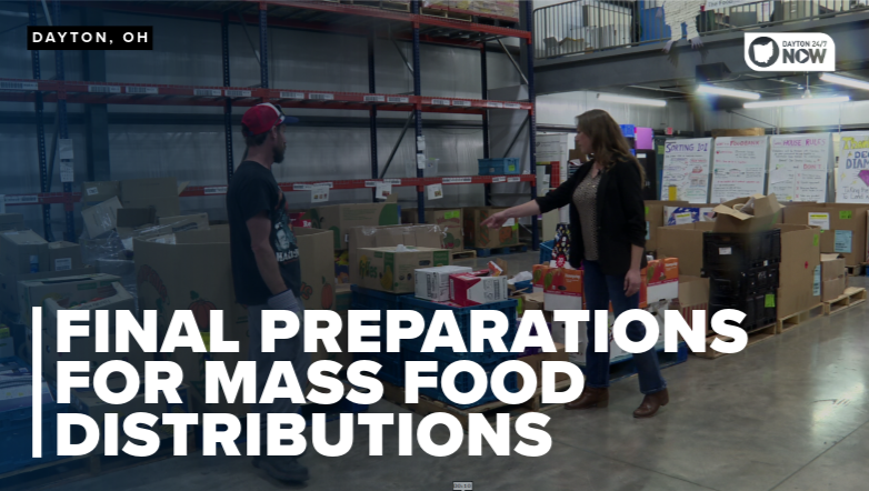 dayton247now's tweet photo. The Foodbank Inc. prepares to serve 2,000 families at mass food distribution in Dayton
https://t.co/ymklTI03LA https://t.co/kWRnviJtr8
