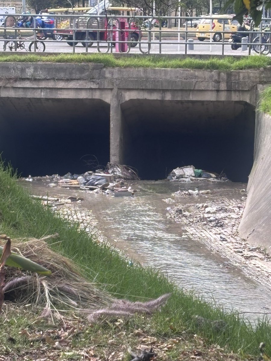 marcevalenciar's tweet photo. Qué inoperancia la de las instituciones. Hemos mandado cartas a @teusaquillo13 @personeriabta @Bogota para que obliguen a @AcueductoBogota @AguasBogota para que limpien el caño de Río arzobispo desde Cra 30 ( hornitos hasta Parkway) lleva meses así y nada. RT 🙏 ayuda. https://t.co/lUxifNZ4ID