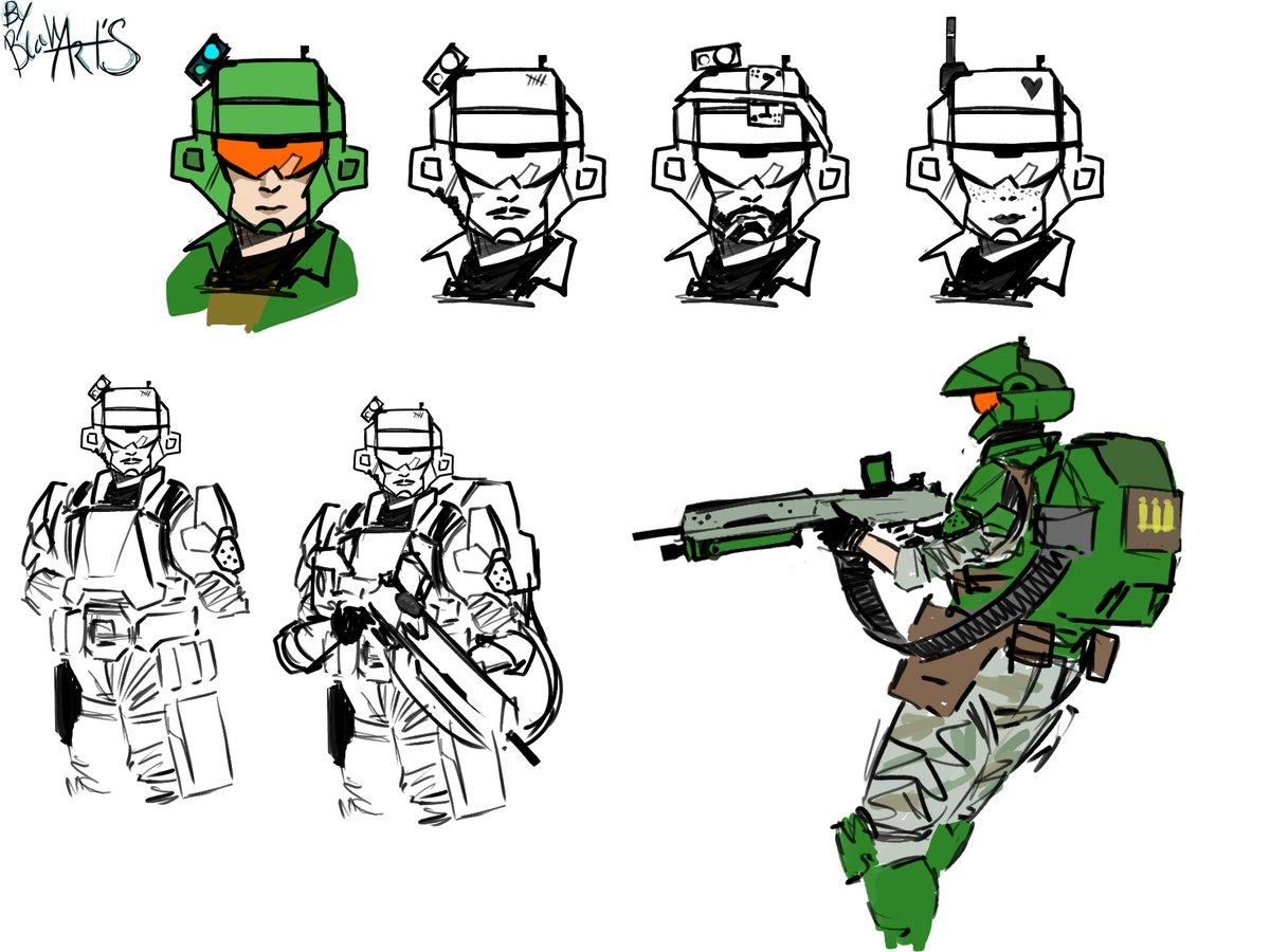 BlahARTS27's tweet photo. more halo doodles cus why tf not https://t.co/dADQ0AORYm