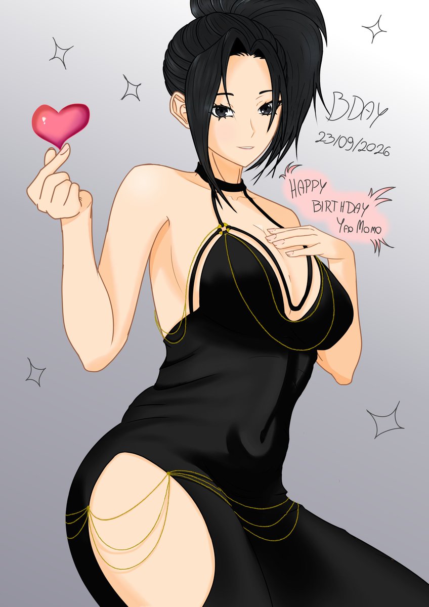 WilczySzogun's tweet photo. Happy Birthday YaoMomo🥳🥳

#MomoYaoyorozu
#八百万百誕生祭2026 
#八百万百生誕祭2026 https://t.co/GtiI3Eit8X