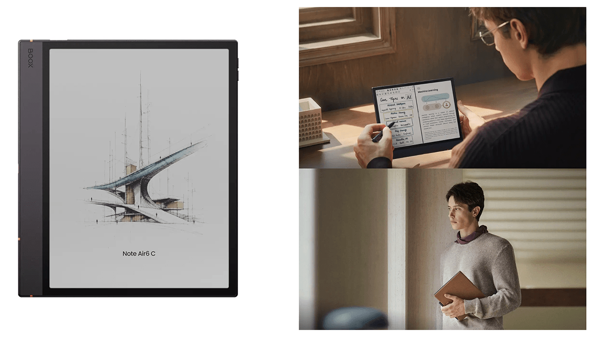 GaApps's tweet photo. 「BOOX Note Air6 C」発売!10.3インチ・カラーE Ink搭載Android 16タブレット兼電子書籍リーダー兼電子ノート #BOOXNoteAir6C #BOOX #電子書籍 #電子ノート #タブレット #android https://t.co/2KQp5UIhKx https://t.co/y4HEwPCnQG