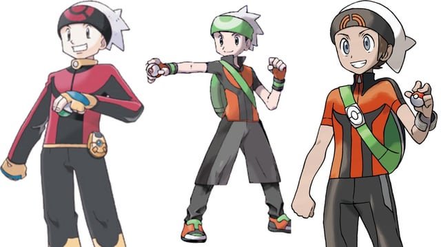 pokekirakira's tweet photo. ユウキは白髪言われてたからORASで改善されたのは有名な話

普通に考えたらこんな変な帽子ある？だし、RSEユウキ丸坊主なのか？ってぐらい頭隠れてんな https://t.co/ijI8Zi4FXt