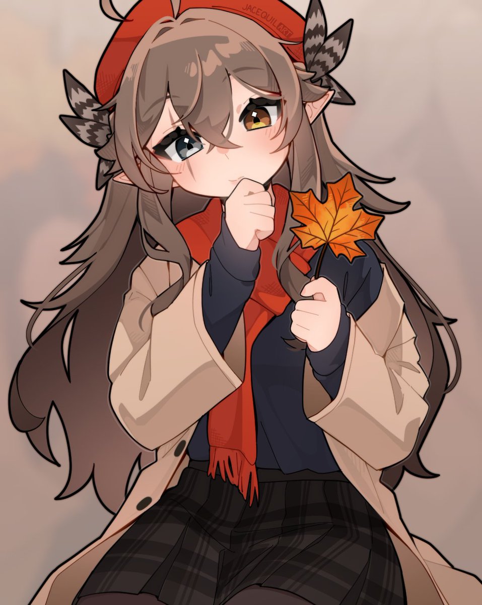 KumiVT's tweet photo. It's the start of fall! 🍂
#kumiilust https://t.co/7mjJiPvjSU