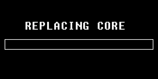 Sal_Predebut's tweet photo. Graphics for a screen that would have been present during the core transfer sequence but go unused in portal 2 (images sorted in a way that I think they would have appeared in the game) a twitter thread: 2/5 https://t.co/ldPvExmiaO