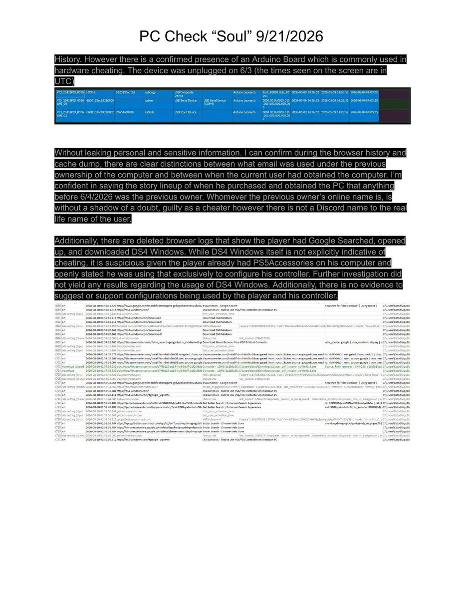 plutocdll's tweet photo. So you say there was no xim matrix or crones device plugged in but how you explain this like I said a fake pc checker clearing someone without saying the truth @TendiesVRML @TendiesPC Mf be lying just to clear people 😂 for @CarReapersG so they won’t look bad https://t.co/cn5REvFYlH