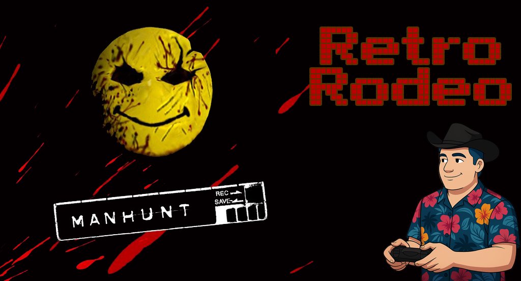 Retro_Rodeo's tweet photo. Howdy Wranglers! Continuing Manhunt at 5pm MST. https://t.co/GbWI11hX8q 

#Manhunt #Rockstar #StealthAction #Horror #Twitch #GameDesigner #VoiceActor #Spooktember https://t.co/Hkk30bla5v
