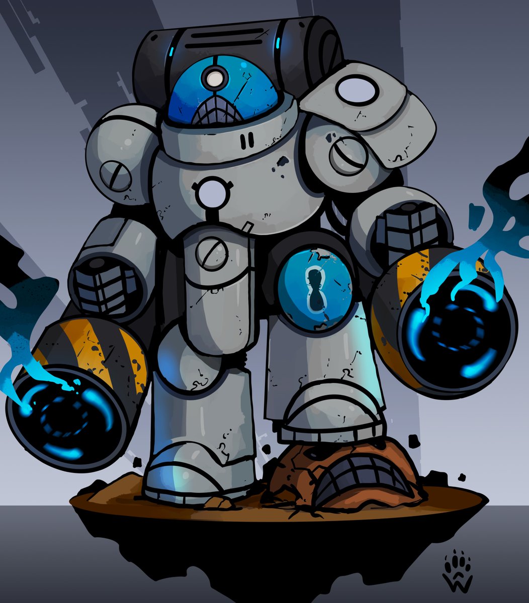 WolfdawgArt's tweet photo. Blap Blap Psycho Traitor with Torsion Cannons

#spaceking https://t.co/6Qi2cKM3US