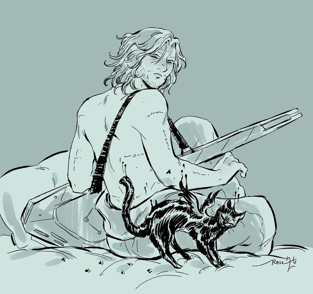 rosebdraws's tweet photo. new bonds 

#higgs #ds2 #deathstranding2 https://t.co/DR2r0qZcwo