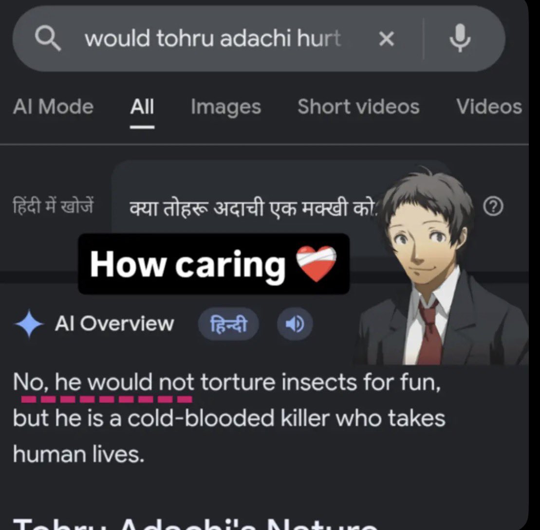 doomedkriselle's tweet photo. Adachi is so kind❤️ https://t.co/nGv4dQBpVa