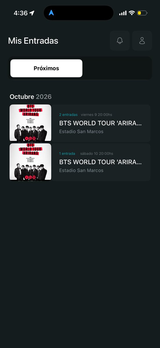 twoforthepast's tweet photo. Te conseguí entrada del 10 🤧 espero que no me de ganas de otra fecha porque ya me quedé sin dinero https://t.co/MIsYUesc68