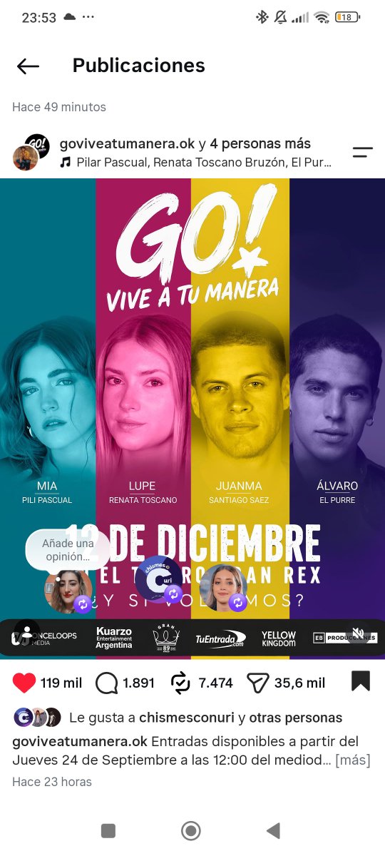 yesi7543's tweet photo. Hablemos de esto por diossss que emoción necesito que vengan a España 🇪🇦 🇪🇦 ❤️
#losdelfondo https://t.co/DHr6EXz8Tq