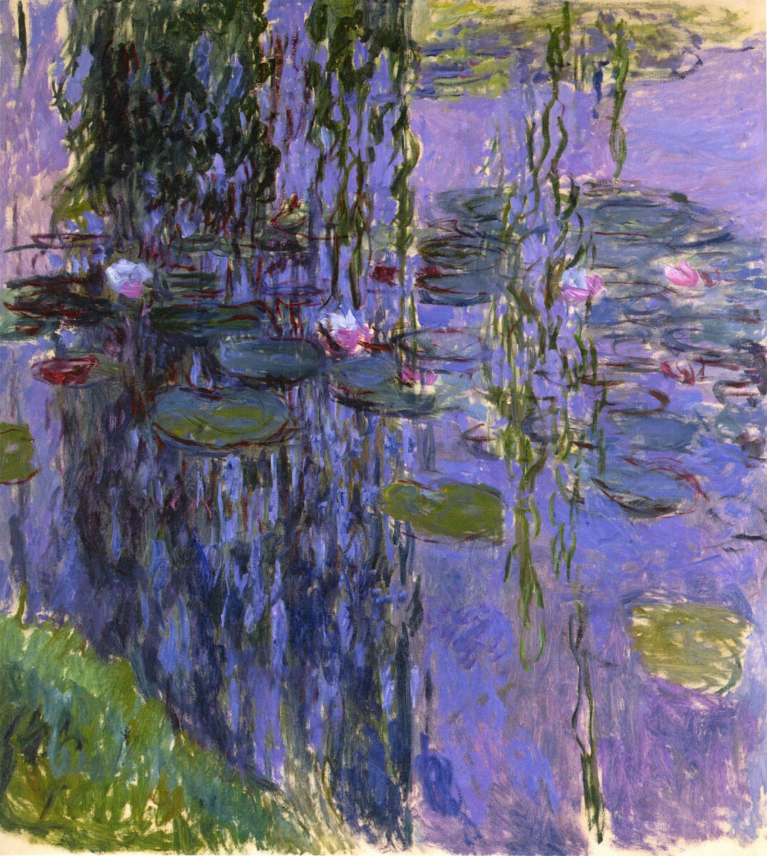 artistmonet's tweet photo. Water Lilies - 1916/1919 #artbots #monet https://t.co/WokiEVquHR